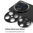 Hollow Metal Sticker Rear Camera Lens Film for vivo X200 / X200 Pro / X200 Pro mini