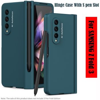 Hinge Case with S Pen Slot Holder for Samsung Galaxy Z Fold 3 5G