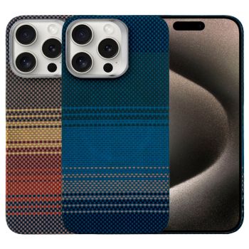 600D Colorful Aramid Carbon Fiber Case for iPhone 15 Pro / 15 Pro Max