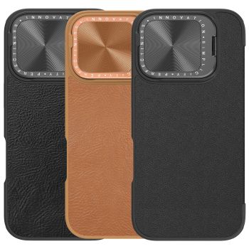 Nillkin Qin Prop Leather Case for iPhone 16 Series