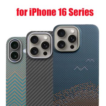 Ultra-thin Aramid Carbon Fiber Case for iPhone 16 Series