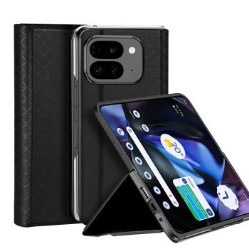 DUX DUCIS Bril Series PU Leather Case for Google Pixel 9 Pro Fold