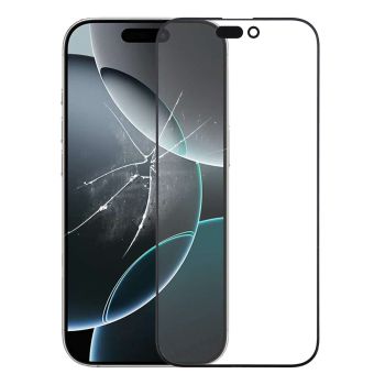 Front Screen Outer Glass Lens with OCA Optically Clear Adhesive for iPhone 16 Pro