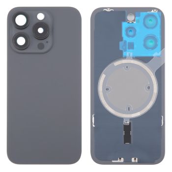 Original Glass Battery Back Cover with Camera Lens Cover + MagSafe Magnet for iPhone 16 Pro Max