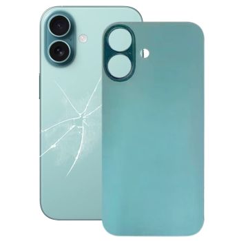 Easy Replacement Big Camera Hole Glass Back Battery Cover for iPhone 16