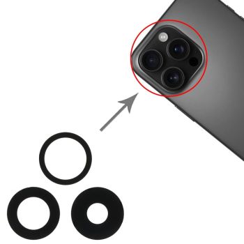 3 in 1 Back Camera Lens for iPhone 16 Pro / 16 Pro Max