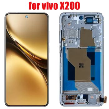 AMOLED Display + Touch Screen Digitizer Assembly for vivo X200