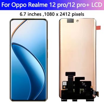 AMOLED Display + Touch Screen Digitizer Assembly for Realme 12 Pro / 12 Pro+