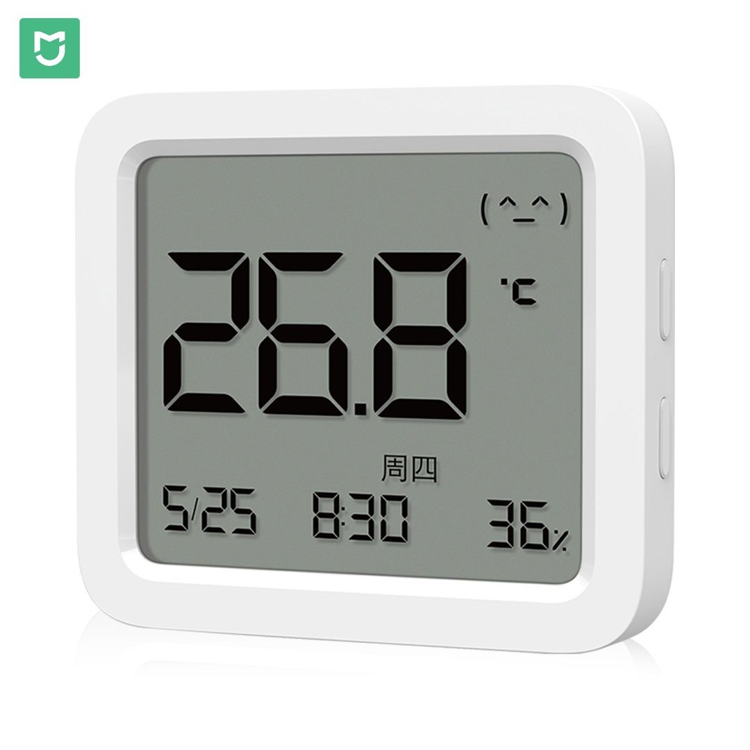 Xiaomi Mijia Smart Bluetooth Thermometer 3 Big LCD Wireless Electric  Digital Hygrometer Temperature and Humidity 3 For Mi home
