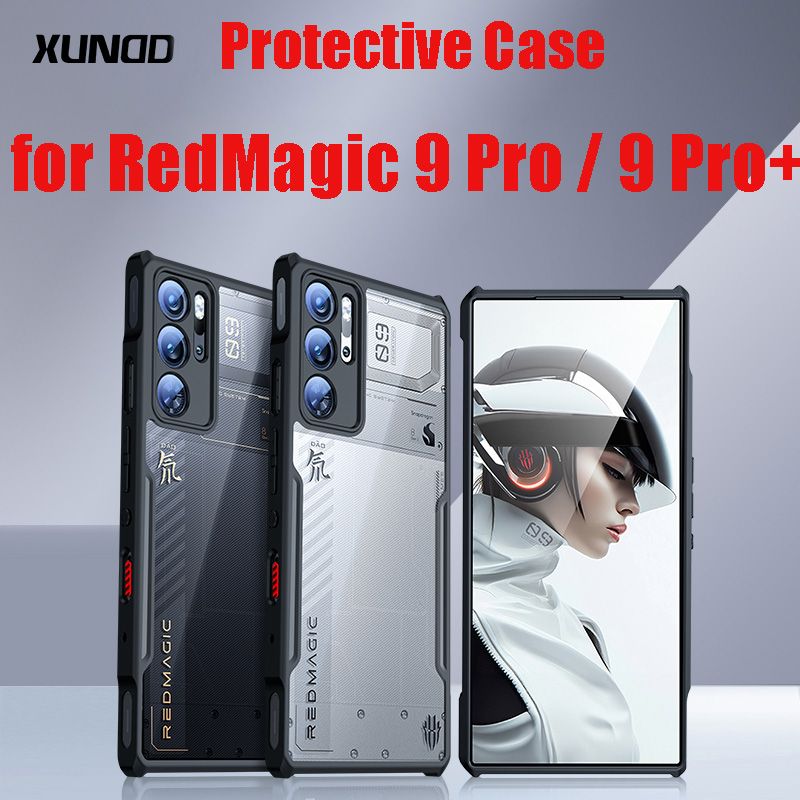 Xundd Shockproof Case For nubia RedMagic 9 8 8S Pro Plus, Protective Bumper  Clear Cover For