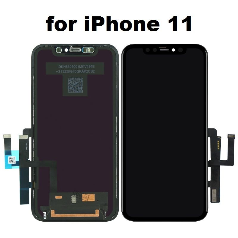 Écran pour iPhone 11 Noir, HD LCD Ecran Tactile Digitizer Assembly