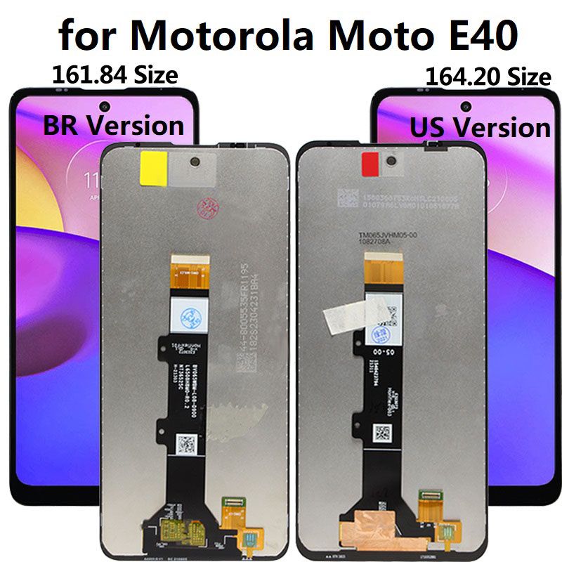 Tested Working 6.5 For Motorola Moto E40 Lcd Screen Display Touch