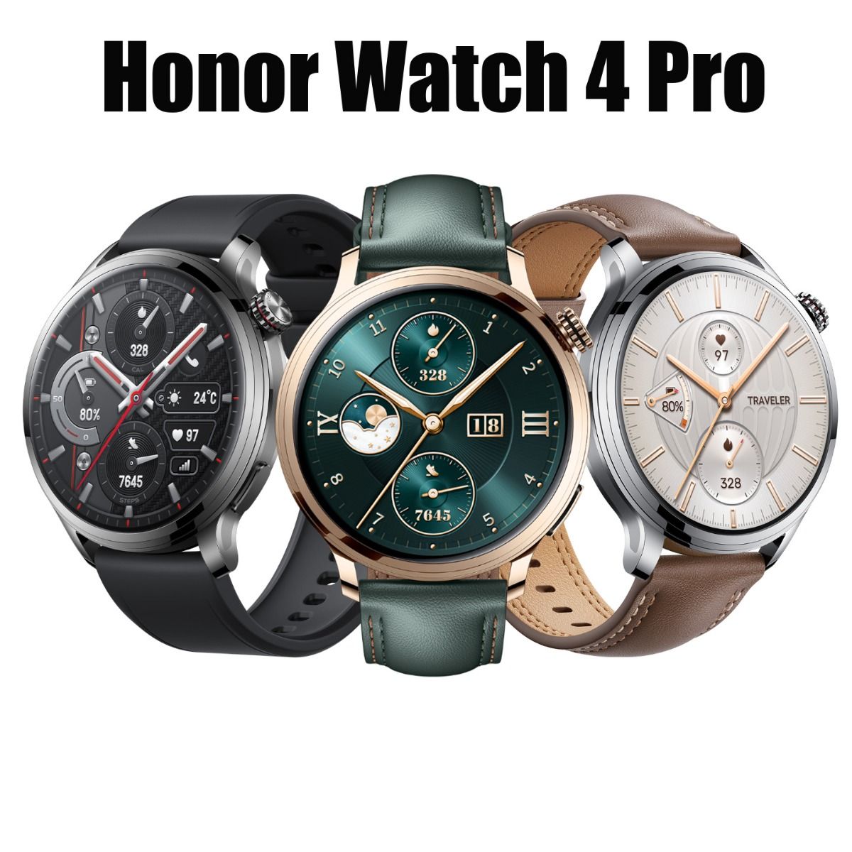HONOR Watch 4 Pro with 1.5″ LTPO AMOLED screen, Stainless steel body, GPS  announced