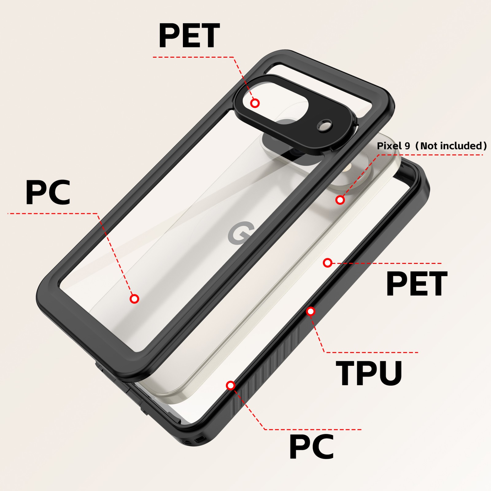   Google Pixel 9 Waterproof Case 