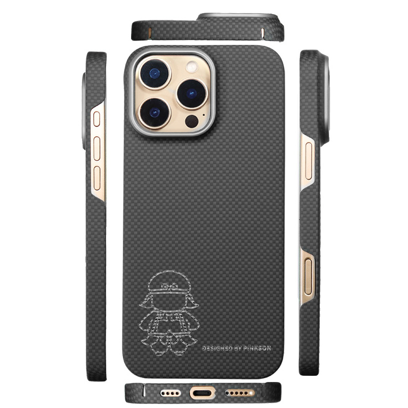 Aramid Carbon Fiber Case for iPhone 16 Pro Max