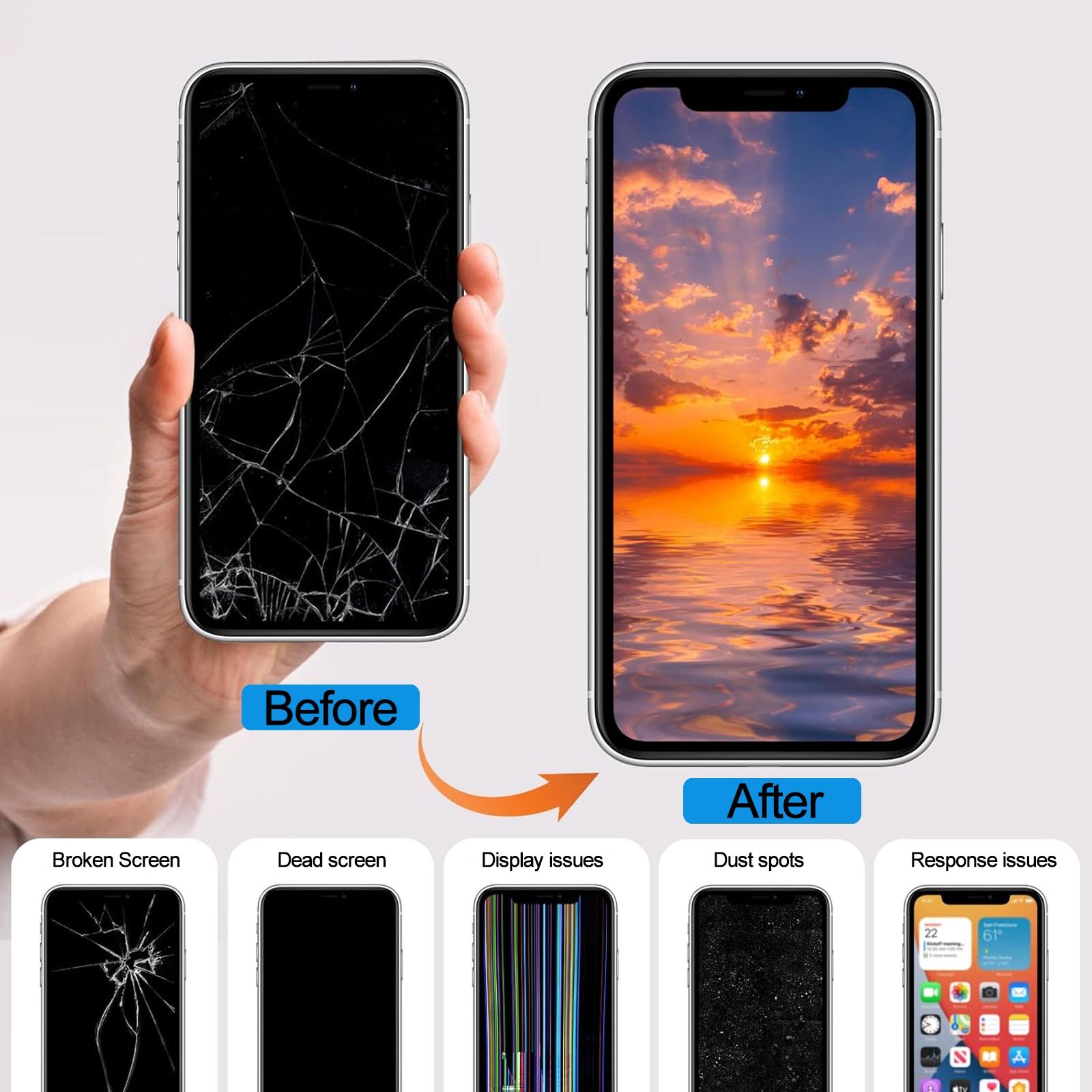 iPhone 16 Plus Original Super Retina XDR OLED Screen