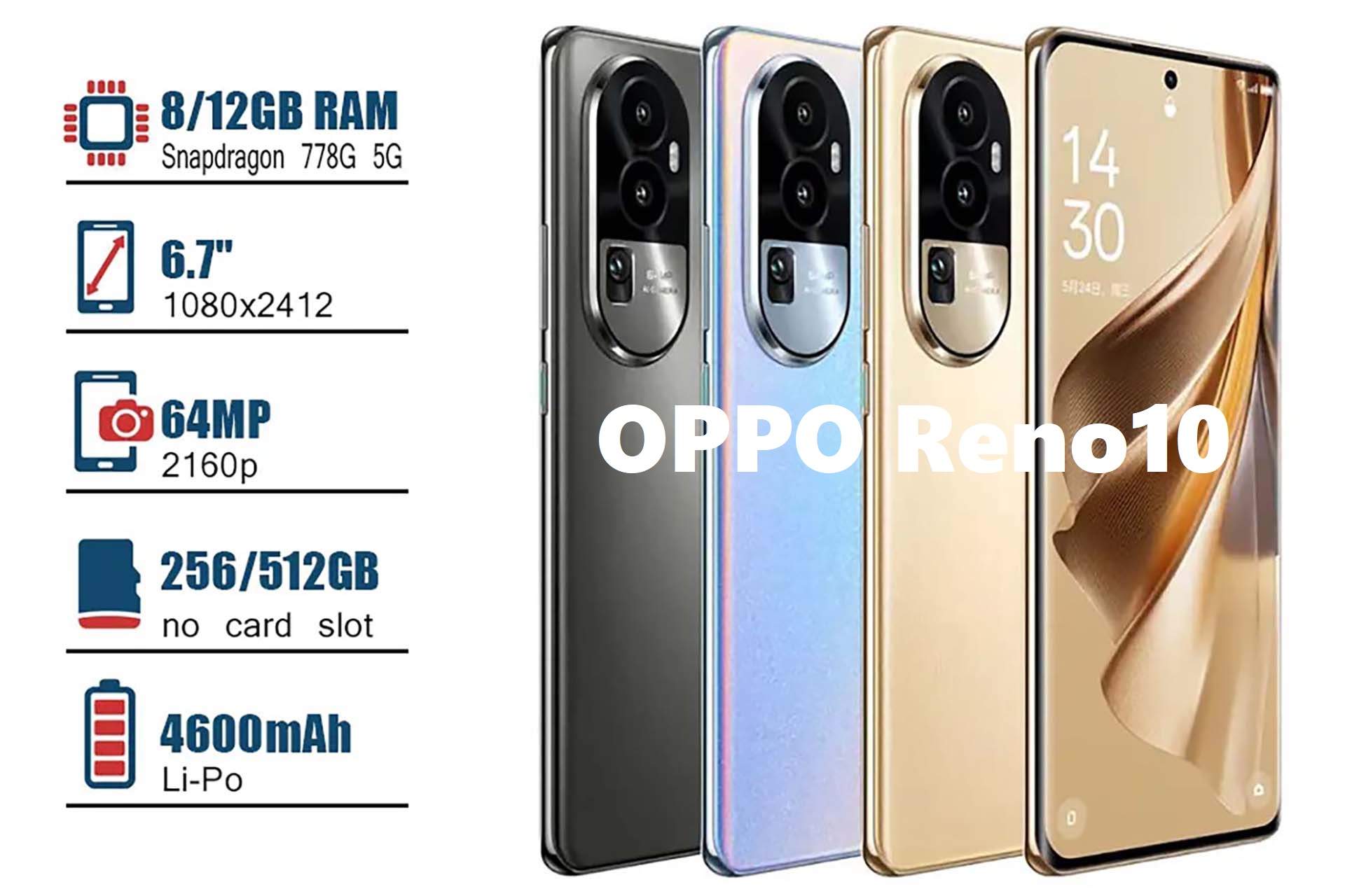 Oppo Reno 10 5G - Price in India, Specifications, Comparison (29th