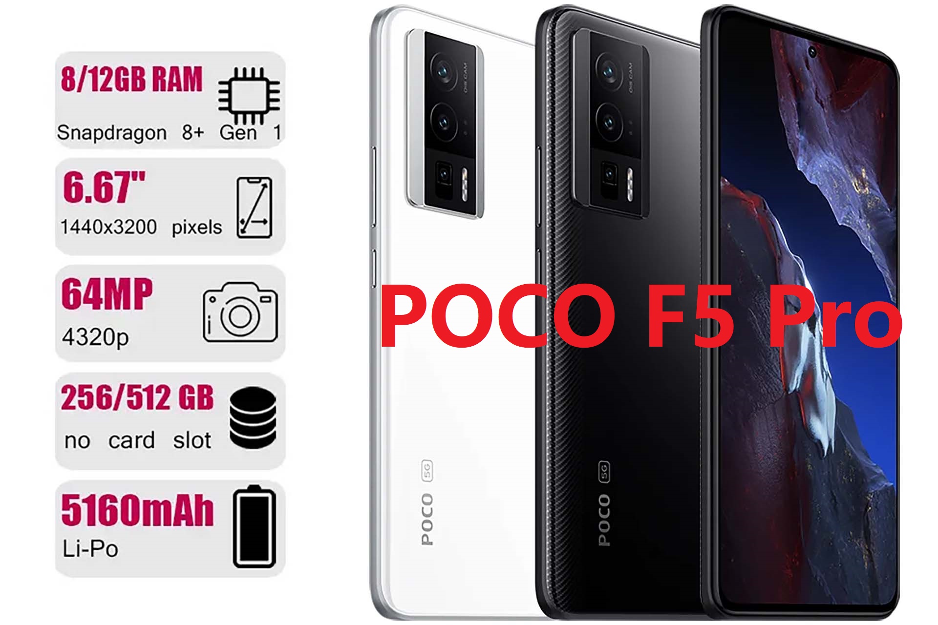 POCO F5 Pro: Snapdragon 8+ Gen 1 And 512GB Memory?!
