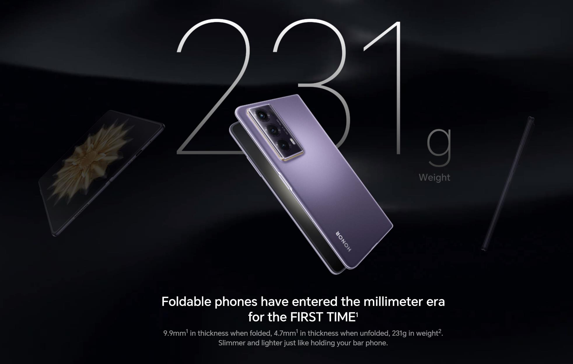 Honor Magic V2, The Slimmest Foldable Phone, Revealed