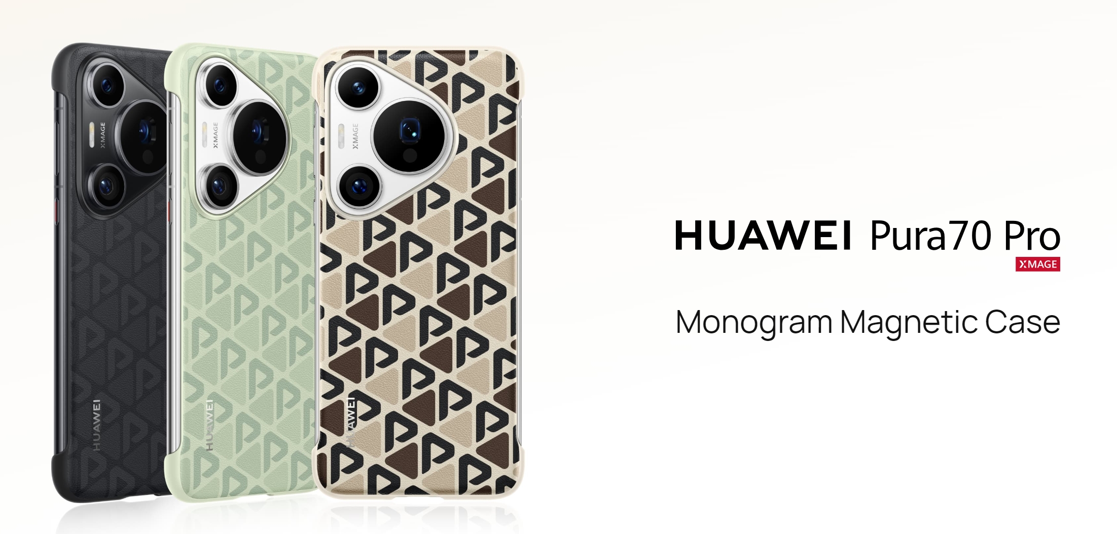 Huawei Pura 70 Pro Monogram Magnetic Case