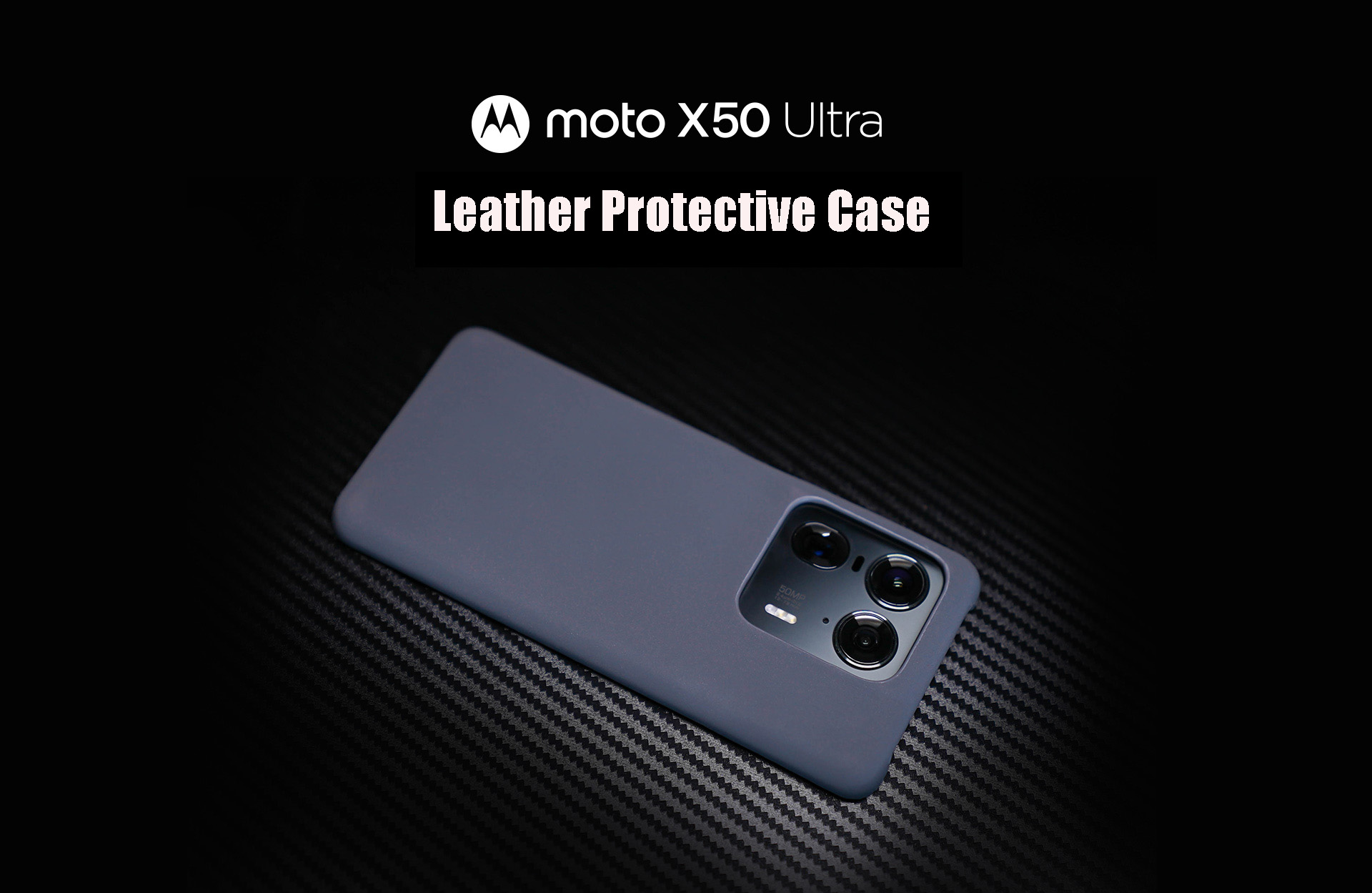 Official Original Motorola Edge 50 Ultra Leather Protective Case