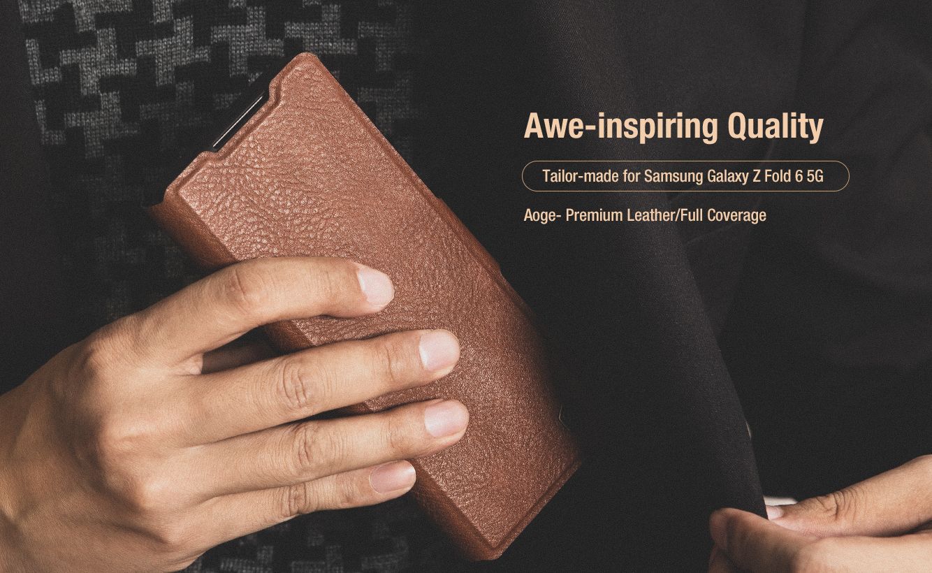 Samsung Galaxy Z Fold6 Leather Case