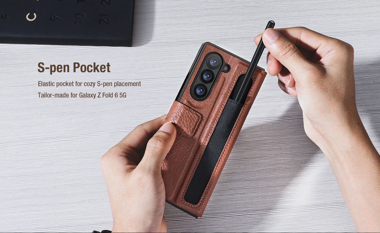 Samsung Galaxy Z Fold6 Leather Case