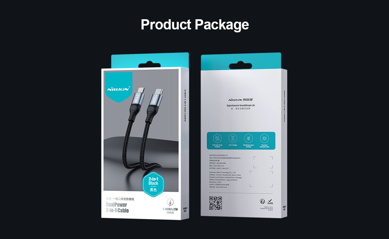 Nillkin DualPower 2-in-1 Cable