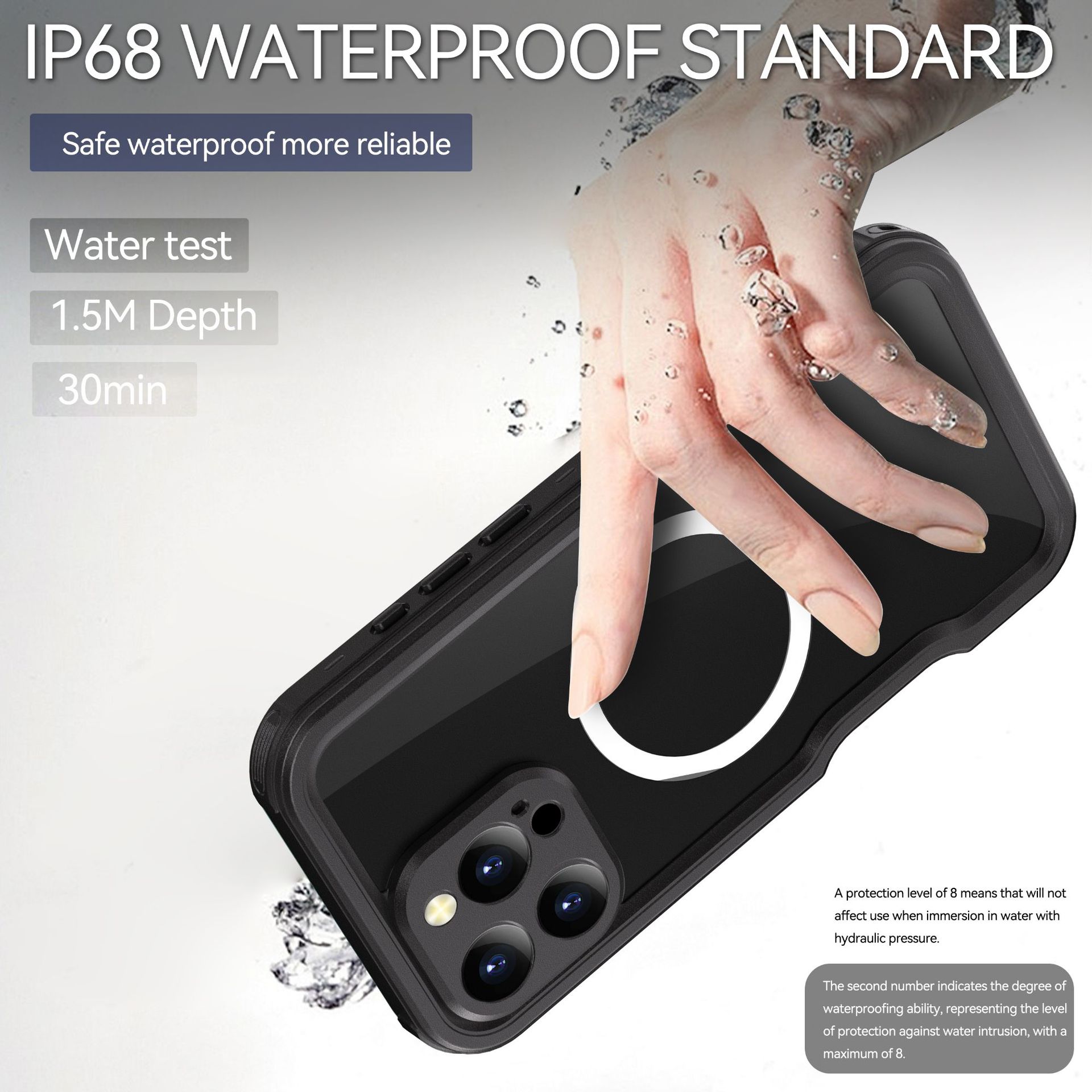  iPhone 16 Pro Max Waterproof Case 