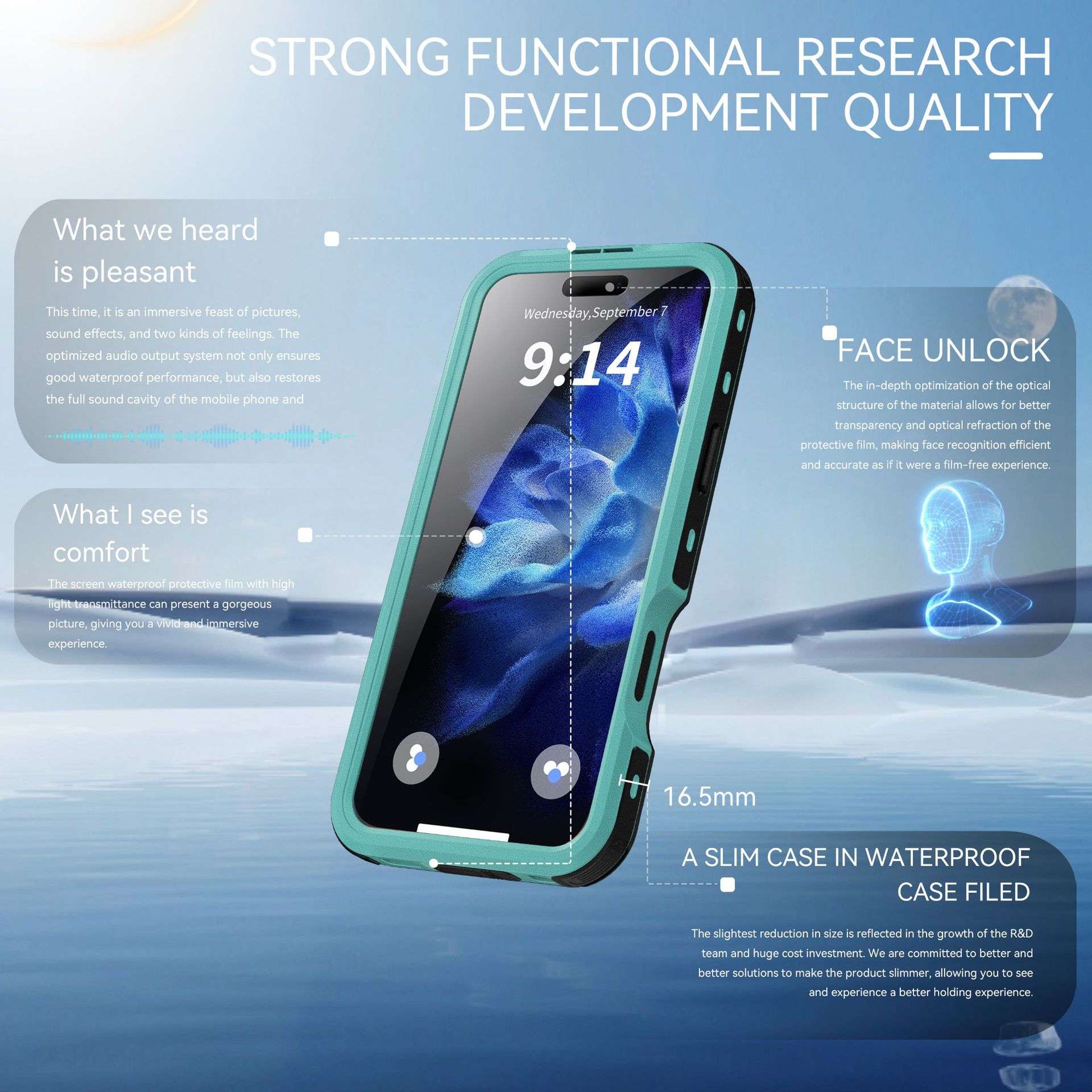  iPhone 16 Pro Max Waterproof Case 