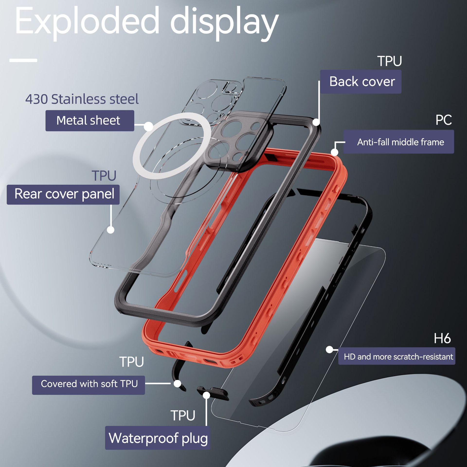  iPhone 16 Pro Max Waterproof Case 