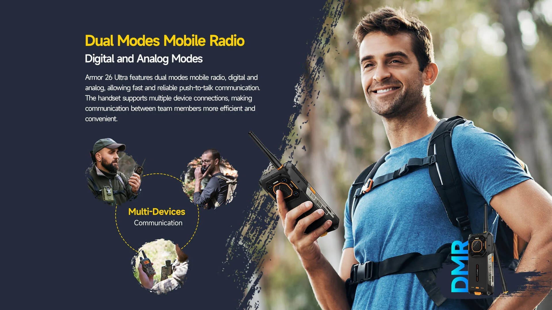 Armor 26 Ultra Walkie-Talkie