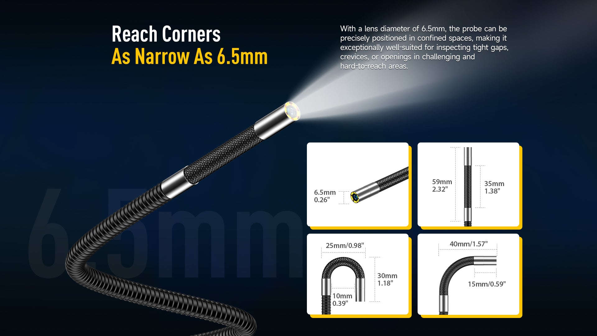 Ulefone uSmart E03 Rotatable Endoscope