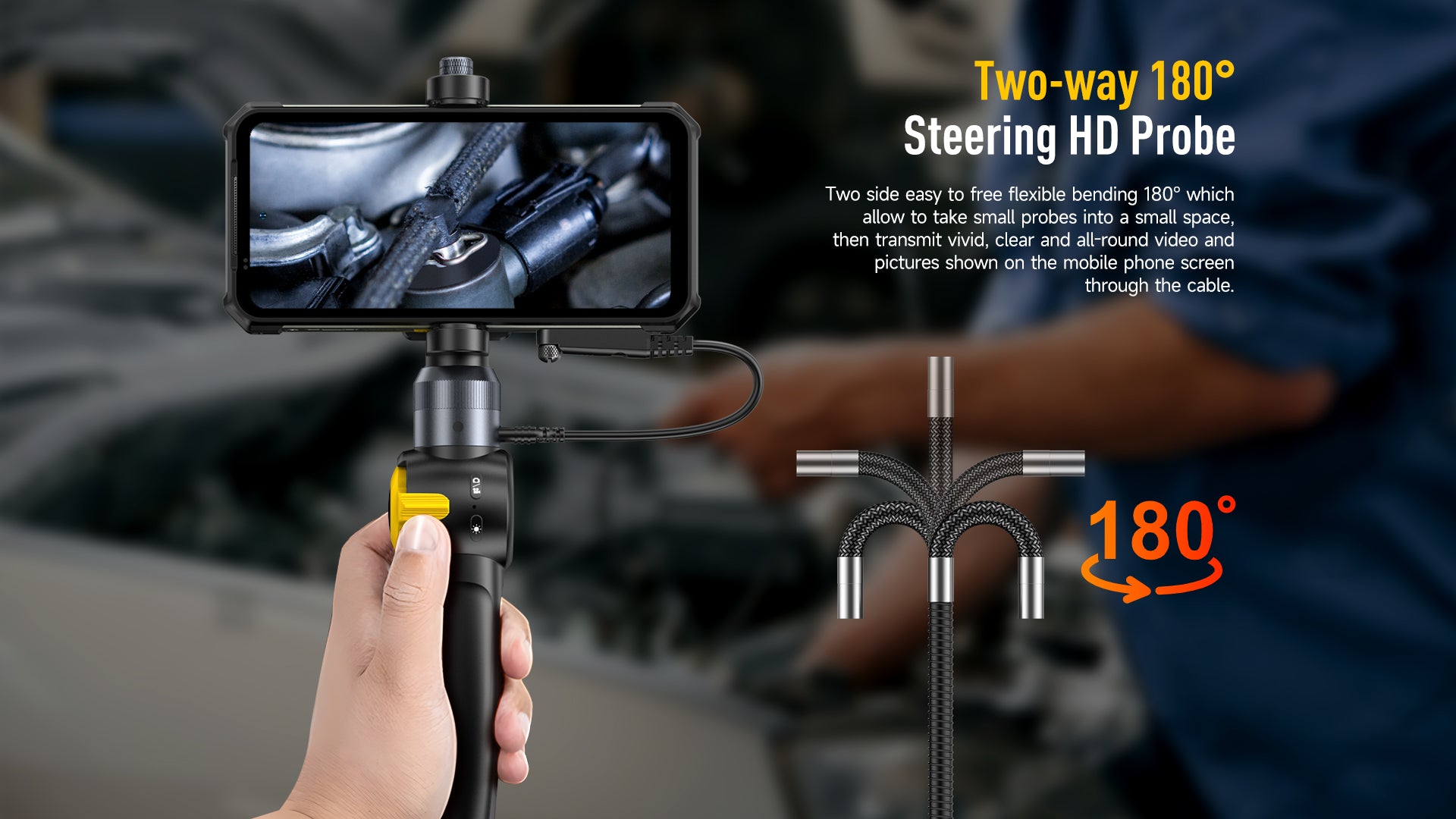 Ulefone uSmart E03 Rotatable Endoscope