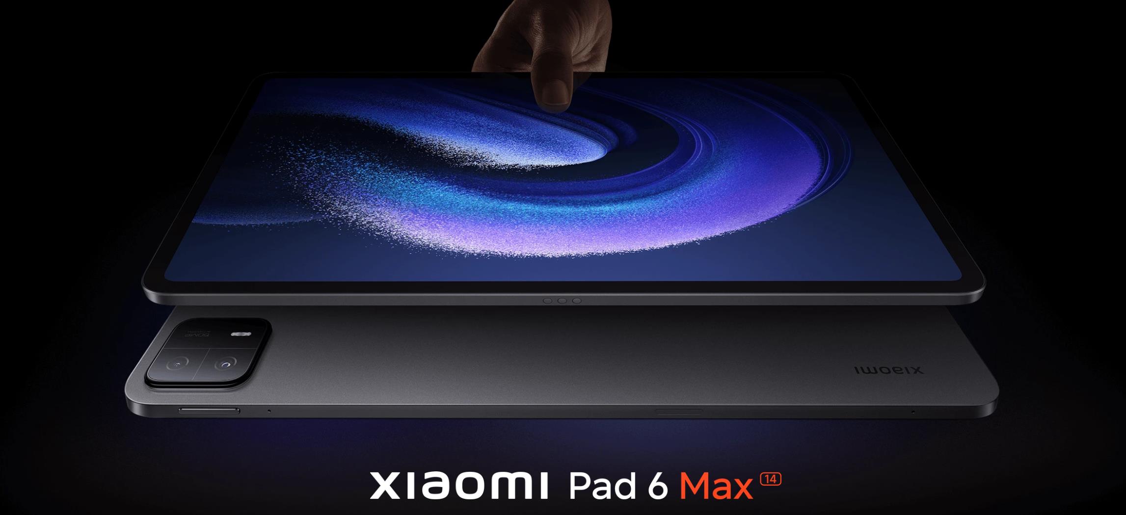 Xiaomi Pad 6 Max 14 Black 256GB 8GB RAM WiFi Smart Tablet Qualcomm SM8475  Snapdragon 8 Plus Gen 1 14.0 inches DISPLAY 14.0 inches, Processor Qualcomm  SM8475 Snapdragon 8+ Gen 1 FRONT