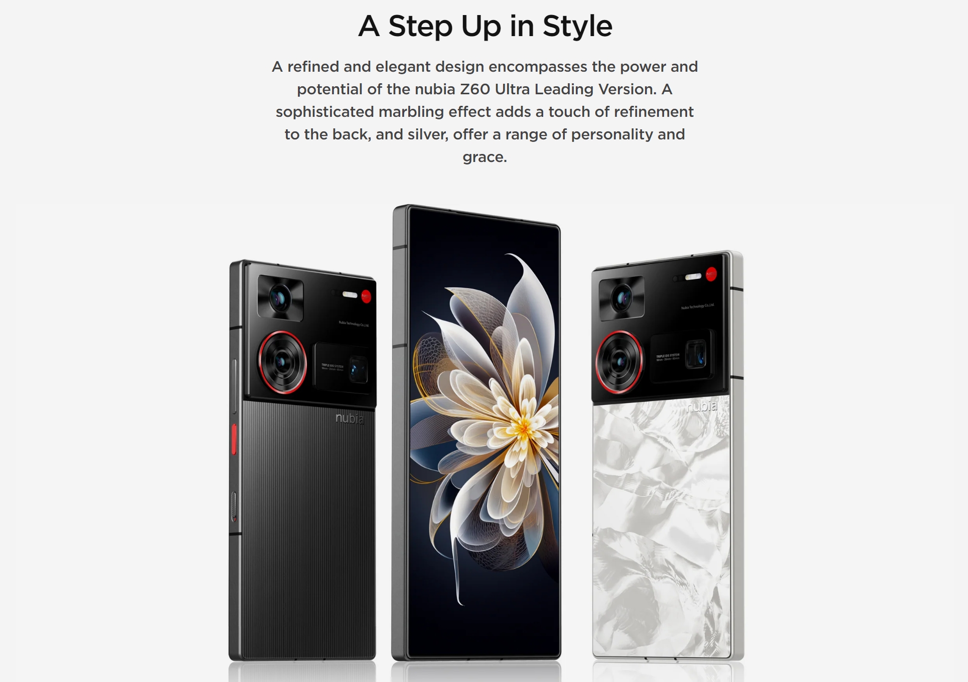 Nubia Z60 Ultra Leading Version